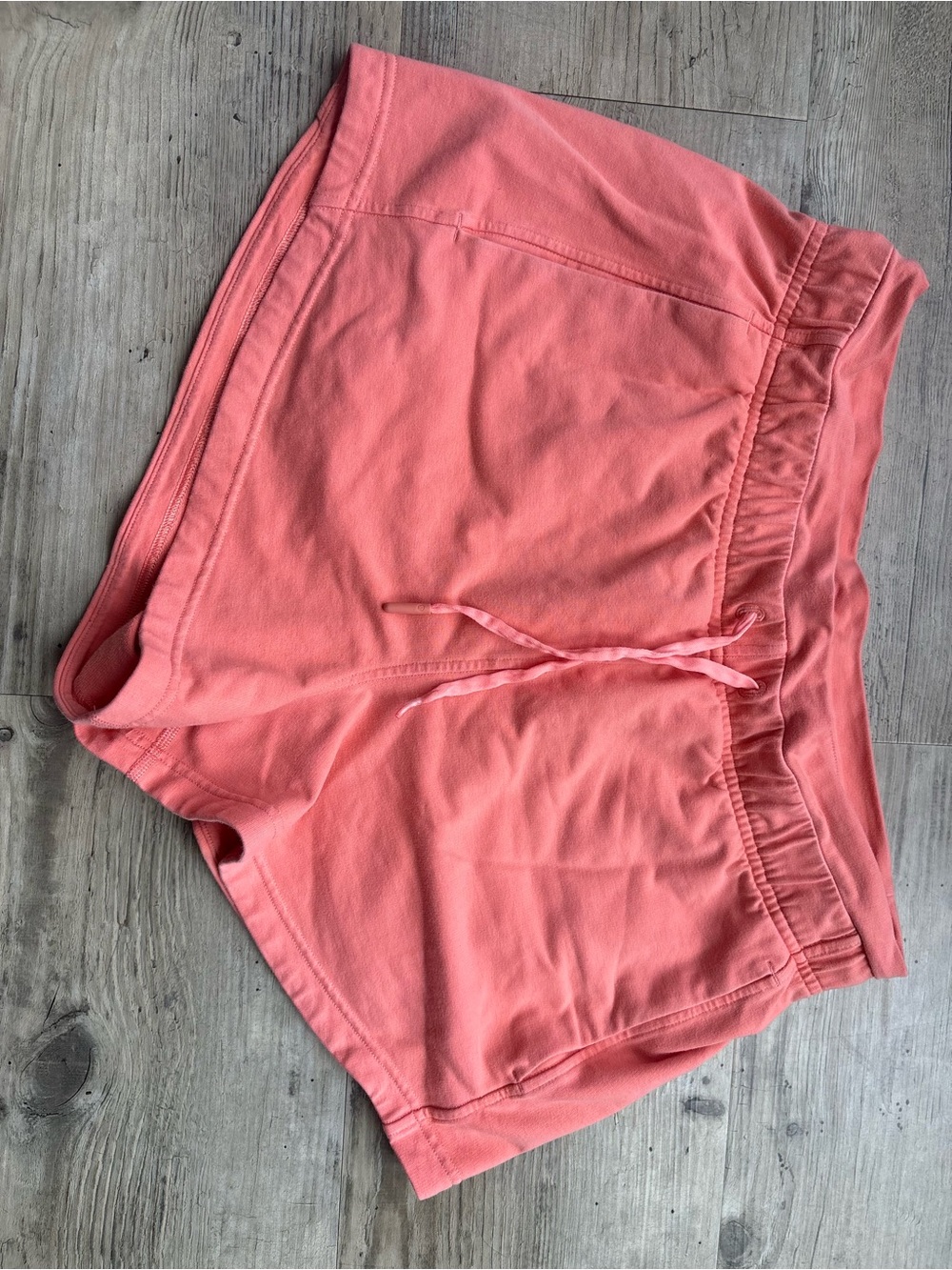 lululemon athletica Coral Pink Drawstring Athletic Shorts